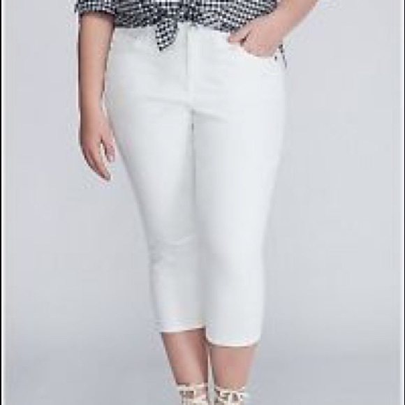 lane bryant white pants